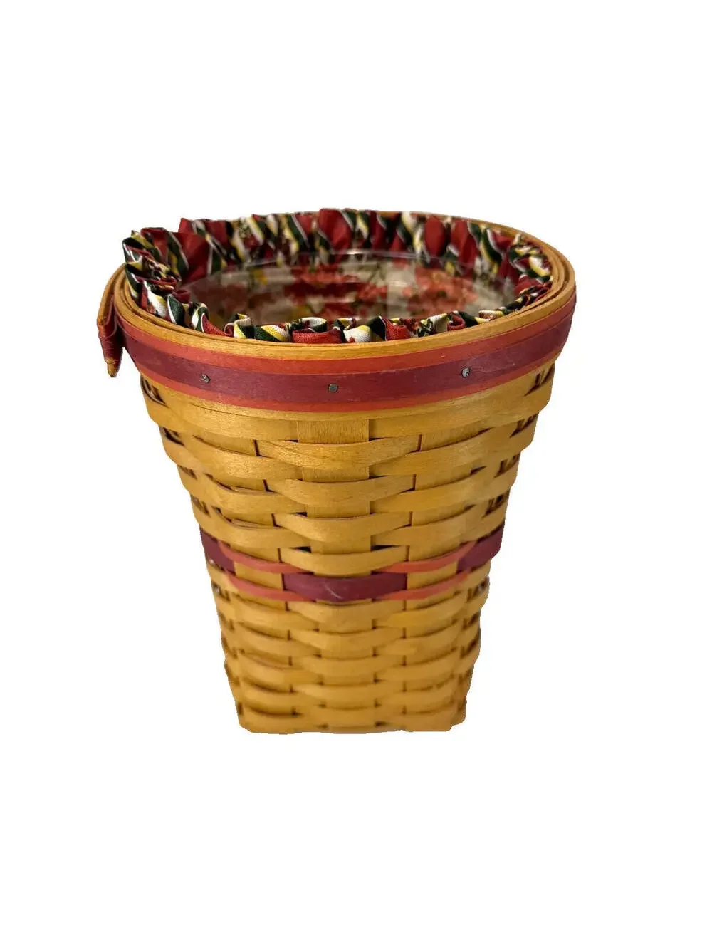 1998 Longaberger May Series Snapdragon Basket w/Liner & Protector 7.5